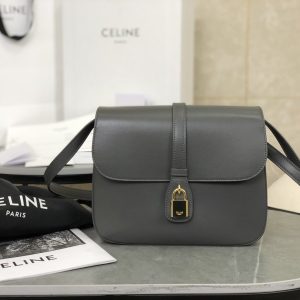 Celine Tabou Bag - Exakt Replika I Äkta Läder Med Spegelkvalitet För Lyxstil 1101611424 - front view | Celine