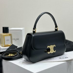 Celine Teen Lola replika handväska i spegelkvalitet med äkta läder 1150576243 - side view | Celine