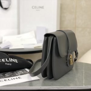 Celine Tabou Bag - Exakt Replika I Äkta Läder Med Spegelkvalitet För Lyxstil 1101611424 - side view | Celine